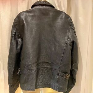 Leather Biker Jacket  Men’s Small